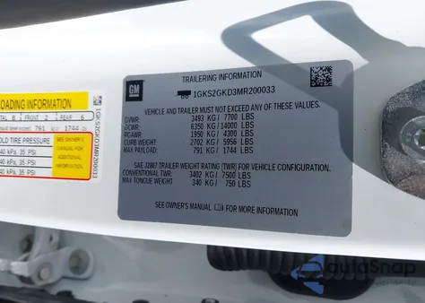 2021 GMC Yukon Xl 4Wd Slt from USA, damaged, VIN 1GKS2GKD3MR200033